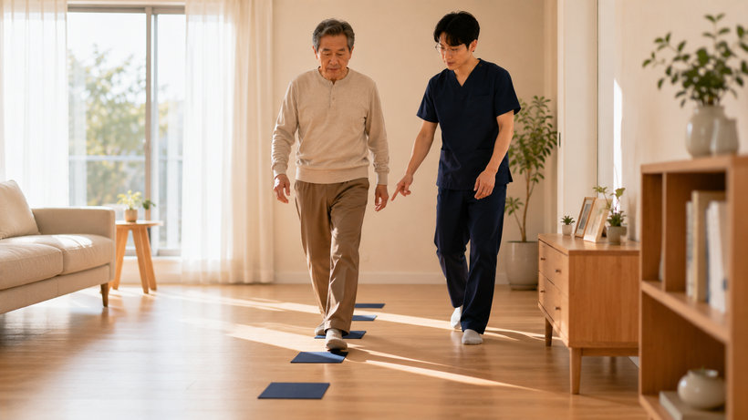 파킨슨 재활운동 운동 장면