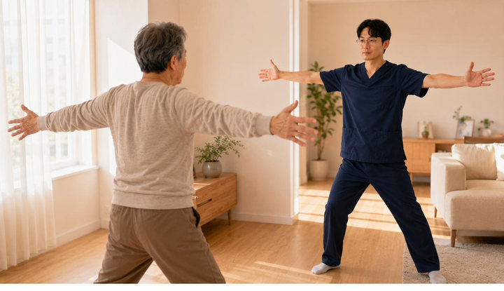 큰 동작 훈련